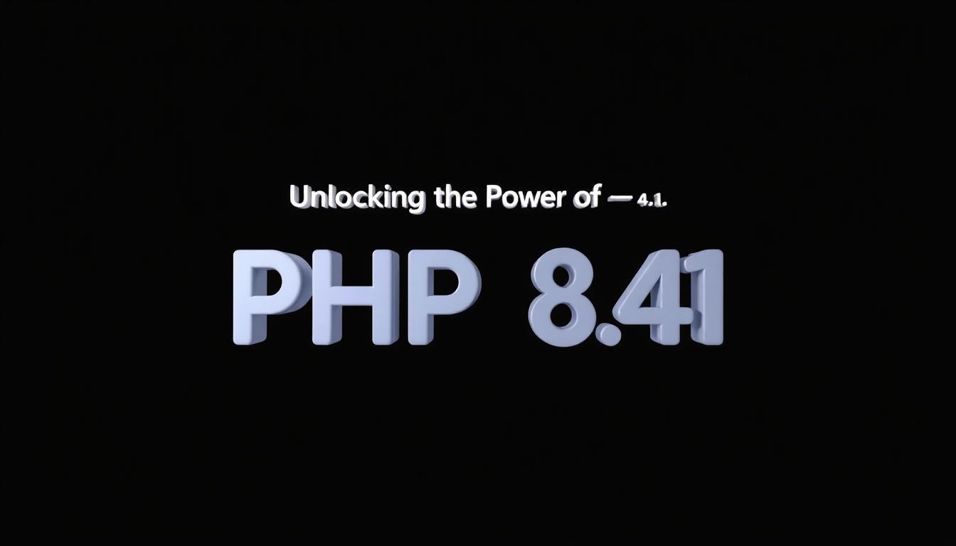 Unlocking the Power of PHP 8.4.1: A Deep Dive into New Features
